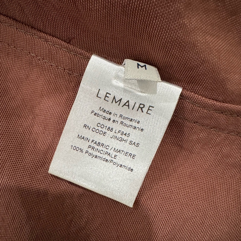 Lemaire Burgundy Light Trench Coat - Picture 7 of 8